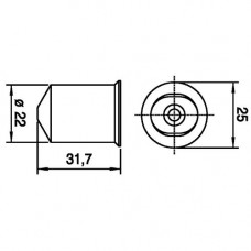 SLUITPOT 2608/4 SLUITPOT 2608/4