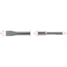 SDS+ PLATTE BEITEL 20X250 MM REX