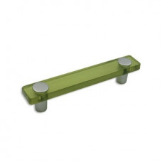 GREEP 96MM OLIJF-GROEN/KUNSTSTOF ALU KLEUR