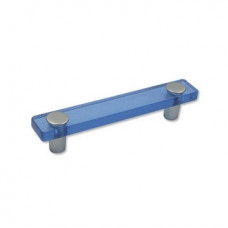 GREEP 96MM LICHT BLAUW/KUNSTSTOF ALU KLEUR
