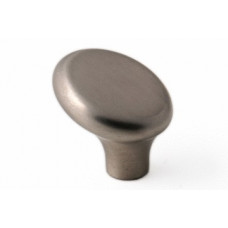 KNOP 37/30MM ZMC/RVS-KLEUR