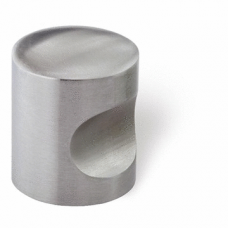 KNOP &quot;DENTED&quot; 20MM RVS *