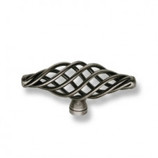 T-KNOP &quot;CAGE&quot; 74MM ANTIEK IJZERKLEUR