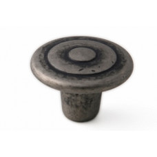 KNOP&quot;TRIPLE&quot;Ø35MM ANTIEK TIN