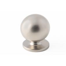 KNOP BOL 25MM MESSING/MATVERNIKKELD