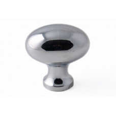 KNOP 31MM ZMC/GLANSCHROOM