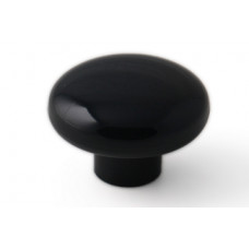 KNOP BOL KUNSTSTOF ZWART/ Ø 40MM
