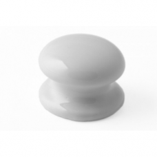 KNOP PORCELEIN 24MM BEEN PLAT