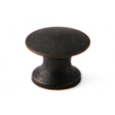 RIJTUIGKNOPJE 10MM MESSING/ANTIEK