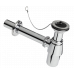 BONFIX PLUGBEKERSIFON MET MUURBUIS EN ROZET GEPOLIJST VECHROOMD - 1 1/4 X 32'' ( STUK(S) )