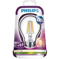 PHILIPS LED DECOBULB 9.5W-60W B22 A60 830 CL ND BLS1 WARM WIT PHILIPS