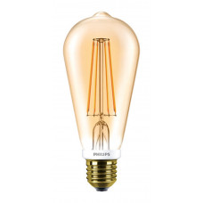 PHILIPS CLASSIC LEDBULB EDISON 7W/825 E27 ST64 GOLD FIL DIM