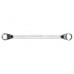 DUBBELE RINGSLEUTEL 10 X 11 MM 197 MM DIEP GEBOG