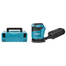 MAKITA 18 V HANDPALM EXCENTER SCHUURMACHINE DBO180ZJ