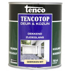 TENCOTOP DEUR & KOZIJN DEKKEND ZG GEBROKEN-WIT 0,75