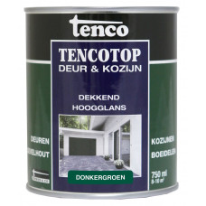 TENCOTOP DEUR & KOZIJN DEKKEND HG DONKERGROEN 0,75