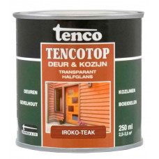 TENCOTOP DEUR & KOZIJN TRANSPARANT IROKO TEAK 0,25