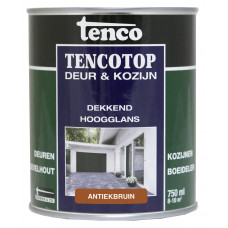 TENCOTOP DEUR & KOZIJN DEKKEND HG ANTIEKBRUIN 0,75