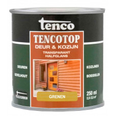 TENCOTOP DEUR & KOZIJN TRANSPARANT GRENEN 0,25