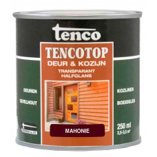 TENCOTOP DEUR & KOZIJN TRANSPARANT MAHONIE 0,25