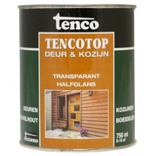 TENCOTOP DEUR & KOZIJN TRANSPARANT NOTEN 0,25