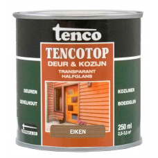 TENCOTOP DEUR & KOZIJN TRANSPARANT EIKEN 0,25