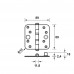 VH.KOG.SCHARN/RH/89X89/RVS EAN SKG***