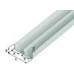 RAILPR.ONDER,PVC,ZWART,6,5/2M