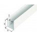 PROFIEL U,PVC,WIT10X12X10X1/2,6M