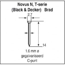 V*NIETEN BRADS T-50 14MM 661920