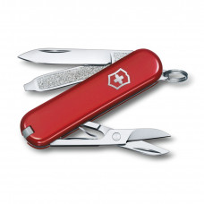 ZAKMES, VICTORINOX, CLASSIC, 7 FUNCT.,ROOD