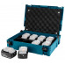 MBOX INLAY | VOOR 8X 18 V ACCU'S | EXCL. ACCU'S