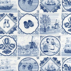 PLAKPLASTIC DELFTS BLAUW 45X200CM