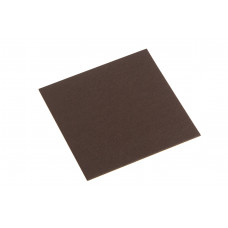 VILTGLIJDER ZELFKL 100X100 BRUIN