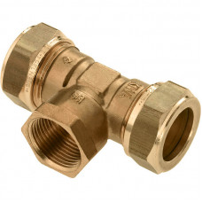 BONFIX KNEL MESSING T-STUK 22 X 3/4" BI.DR. X 22 MM