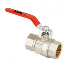 BONFIX KOGELKRAAN 1/4" BI.DR. X 1/4" BI.DR. + RODE HENDEL