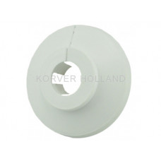 KLEMROZET WIT ROND 28MM