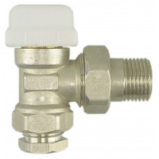 THERMOSTATISCH VENTIEL ZONDER KNOP 1/2 HAAKS+ADAPTOR