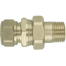 RADIATORKOPPELING 3-DEL. 1/2X15 KNEL RECHT VERNIKKELD