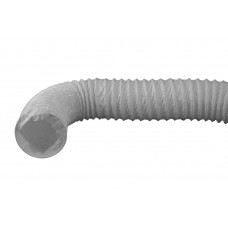 AFVOERSLANG KUNSTSTOF WIT 1,5 METER ø 125MM