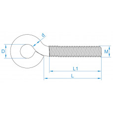 SCHROEFOGEN M3X20X6 IJZER GEG.