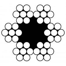 STAALKABEL VERZINKT 05MM (6X7+TWK) ROL 100M