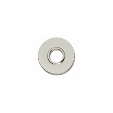 ROZETTEN VERDEKT ø50X8MM NIKKEL