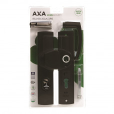 VEILIGHEIDSBESLAG CURVE PLUS S-KNOP+KRUK BLOK PC72 ANTI-KERNTREK/OMKEERBAAR/242X52X13/ALU. GESL. F8/SKG3/BLISTER