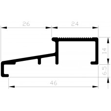 S3V DORPEL 14X46 GEANOD. BEWERKT