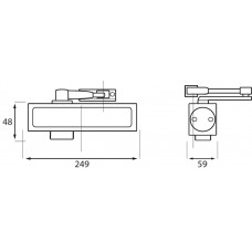 DEURDRANG.ZW.4 2004 ZILVER DD 2004 SES