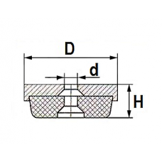GLIJNAGEL SCHROEF ZACHT PVC 24MM