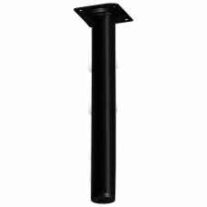 MEUBELPOOT METAAL ROND Ø30MMX25CM, ZWART