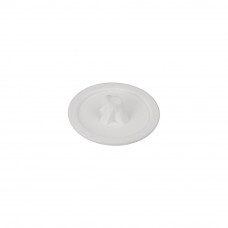 AFDEKKAPJE SPPS PZ-2 12MM RAL9010 WIT (500)