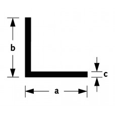 HOEKPROFIEL MESSING 20X20X1,5MM 100CM